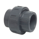 PVC-U Verschraubung 63mm X 2 Zoll IG <br>1 Klebemuffe 1 IG, DIN 8063/DIN2999, PN10