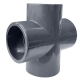 PVC-U Kreuz 63mm <br>DIN 8063, PN16