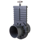 PVC Zugschieber Valterra 200mm INOX <br>