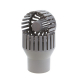 PVC-U Filterkorb Überlauf 50mm <br>grau