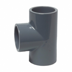 PVC-U T-Stück 90 Grad DIN 8063, PN16