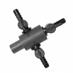 Luftverteilerhahn 3x 9mm Anschlüsse für Luftpumpen  40 - 150