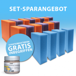 Ersatzschwamm Komplett-Set, passend für Oase®* BioTec ScreenMatic 36 / 140000 / 145000