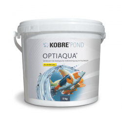Kobre®Pond Optiaqua 5 Kg reicht für ca. 4 Monate bei 20'000 Liter