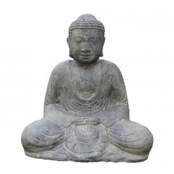 Stein Deko Buddha sitzend 30cm LxBxH 26 x 19 x 30cm
