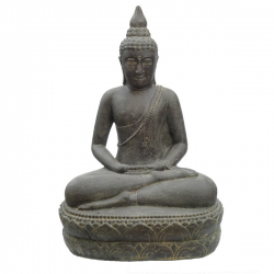 Stein Deko Buddha sitzend 100cm LxBxH 70 x 51 x 100cm