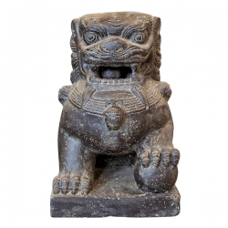 Stein Deko Tempel-Löwe links schauend 40cm LxBxH 25 x 36 x 40cm