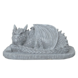 Stein Deko Jaro Drache liegend 