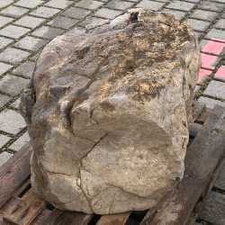 Stein Solitär Findling aus der Schweiz 630 kg, 115x70x60