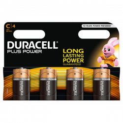 Batterie DURACELL MN1400/LR14, 1.5V 4er Pack